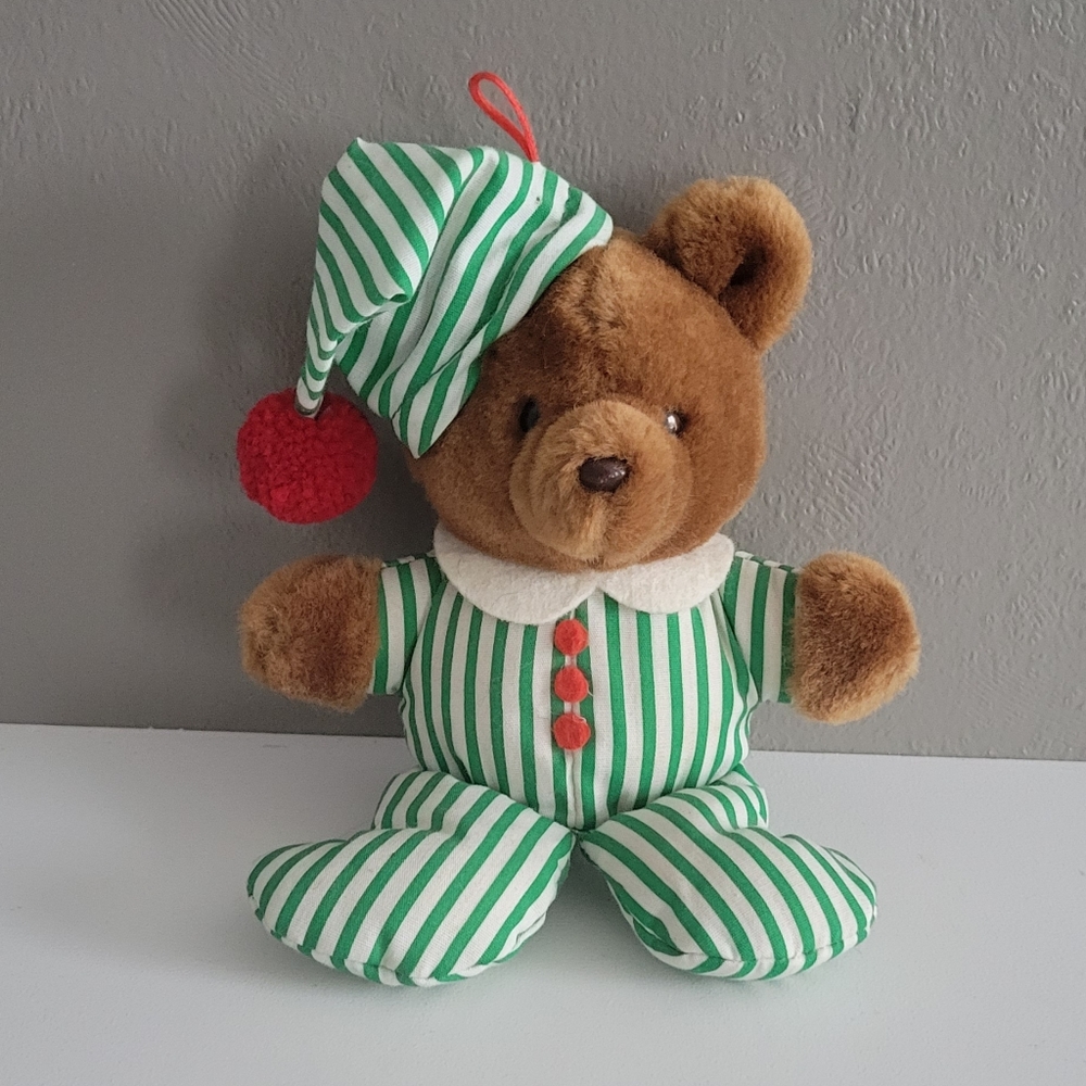 Rare vintage Dakin Christmas PJ bear 1984